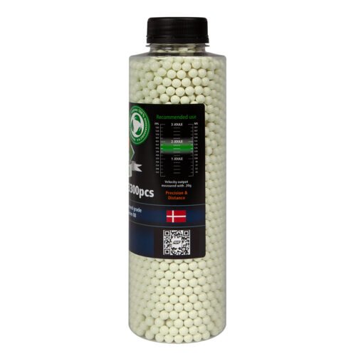 ASG BIO Open Blaster Tracer BBs 0.30g, 3300 BBs - Green (Tracer)