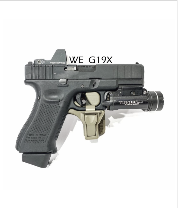 CTM side holster for G pistol - Black