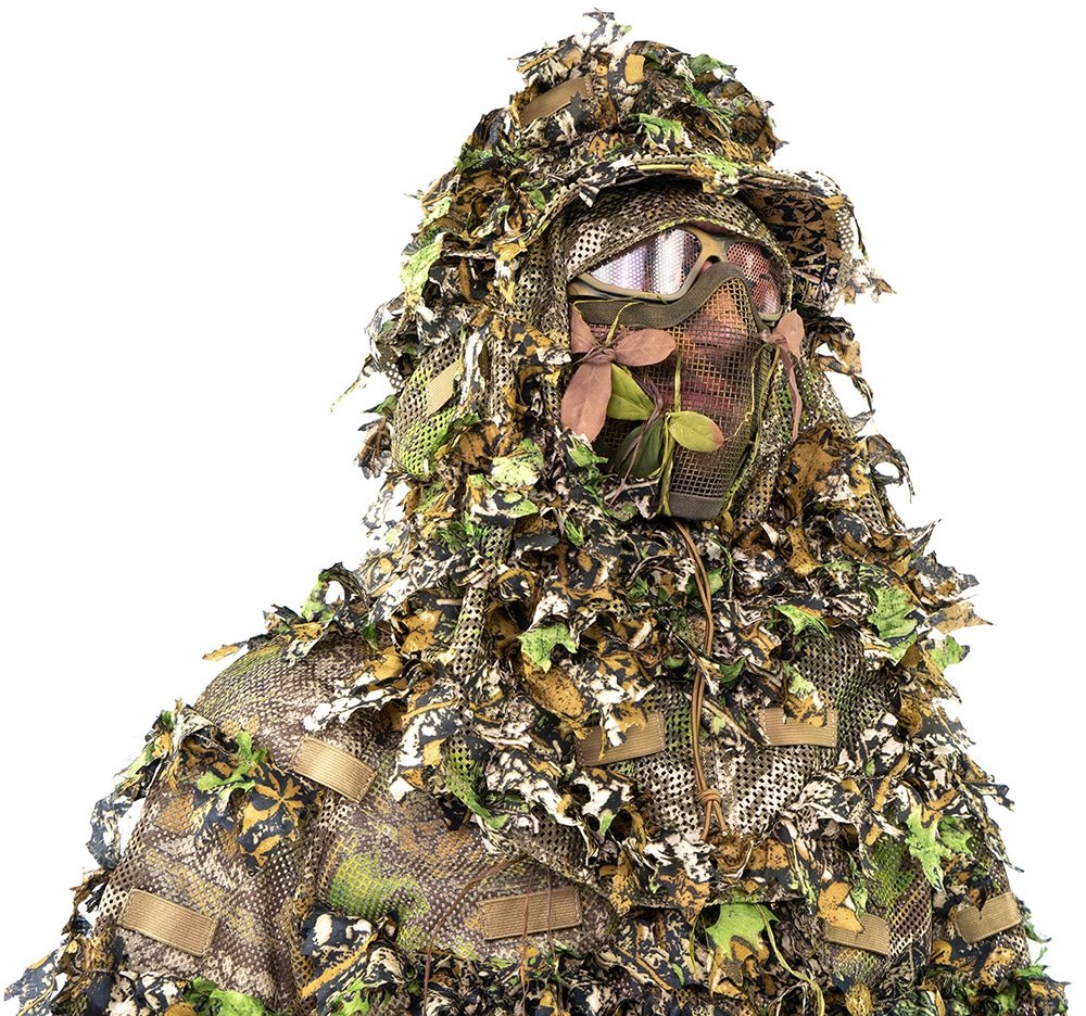 3D Ghillie Suit – Sniper Boonie - Amber