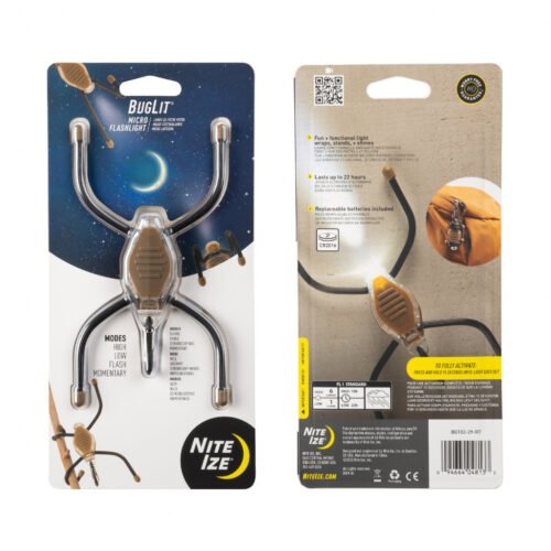 46562 Microlight Nite Ize Buglit(R) - Coyote Black