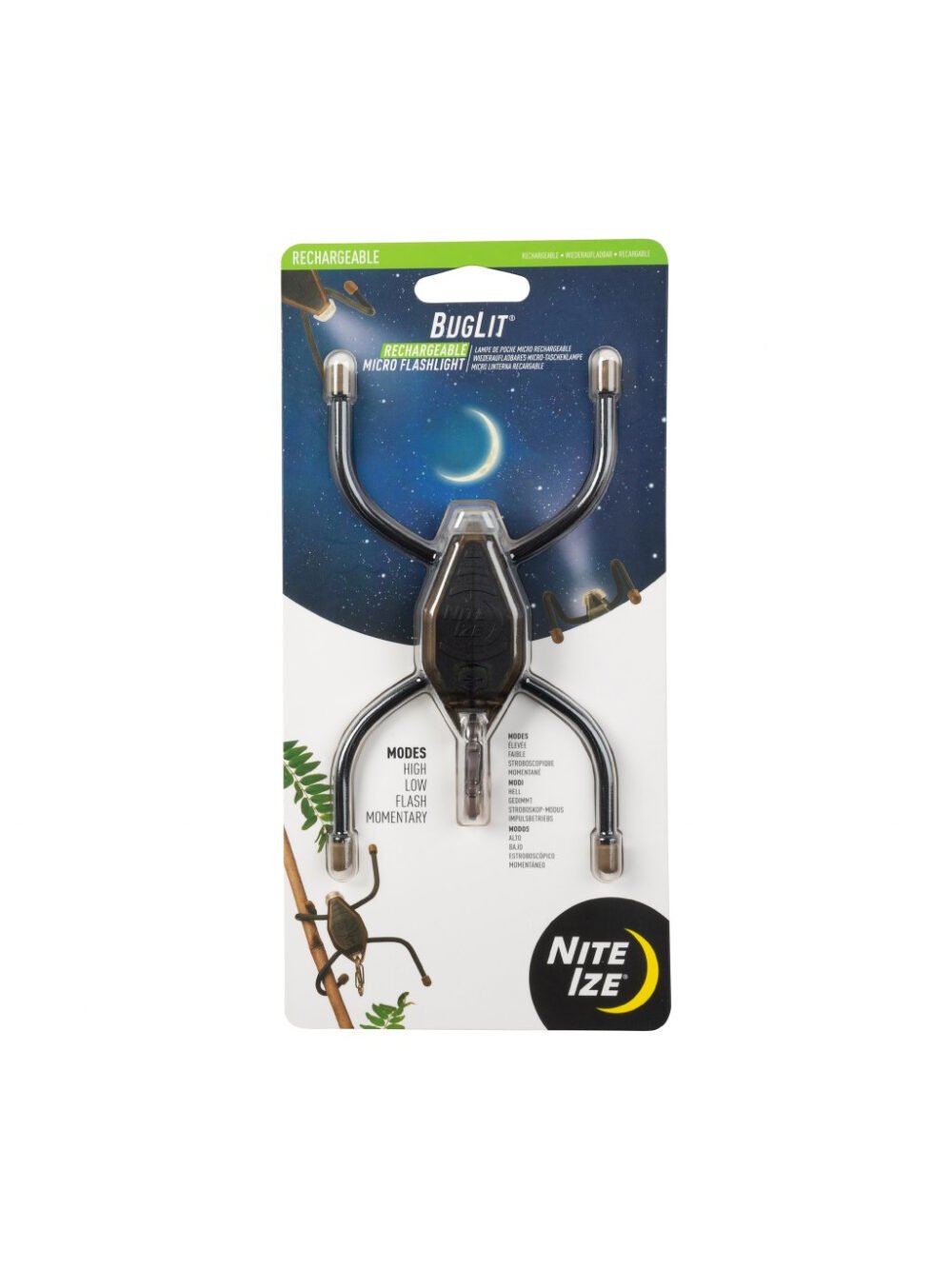 46647 Rechargeable Microlight Nite Ize BugLit(R) - Coyote Black