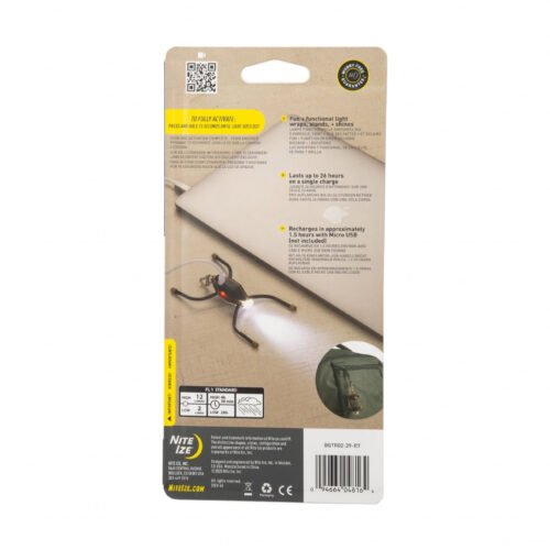 46648 Rechargeable Microlight Nite Ize BugLit(R) - Coyote Black