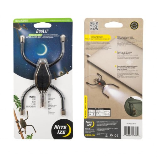 46649 Rechargeable Microlight Nite Ize BugLit(R) - Coyote Black