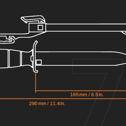 46741 Glock Field Knife FM 78 - Black