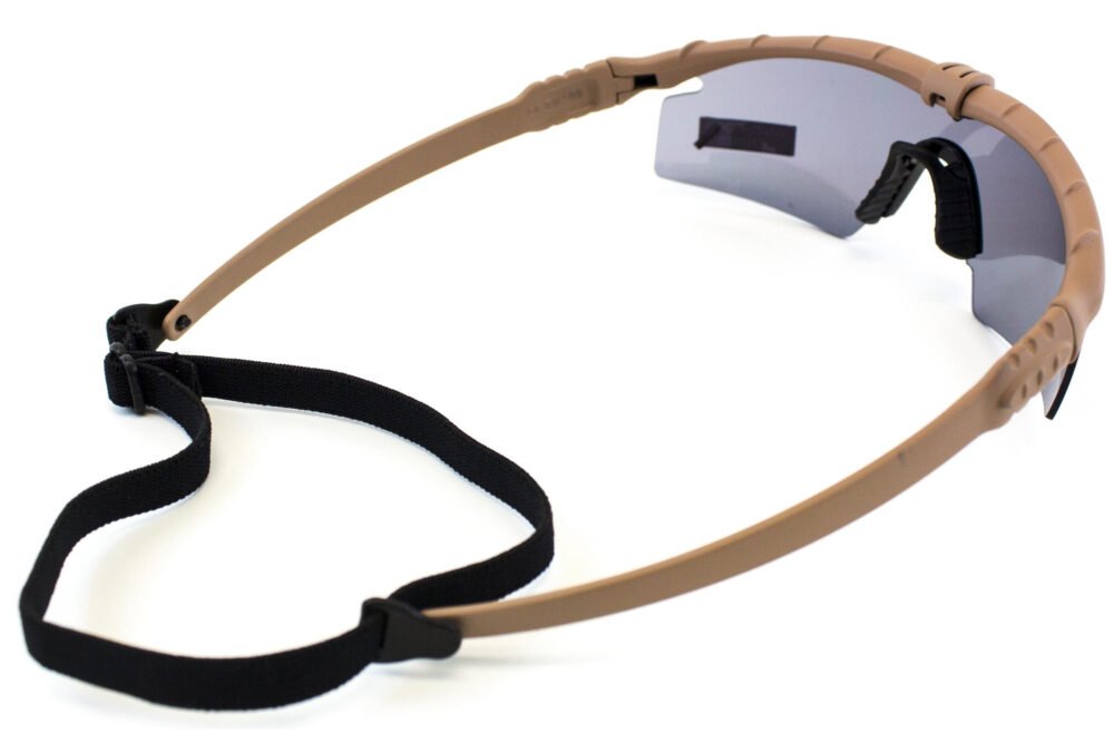 46782 NUPROL Safety Glasses BATTLE PRO'S, Smoked Lens - Tan