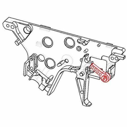 CNC aluminium trigger safety latch