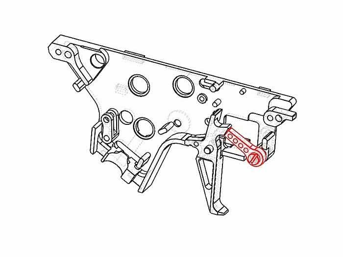 CNC aluminium trigger safety latch