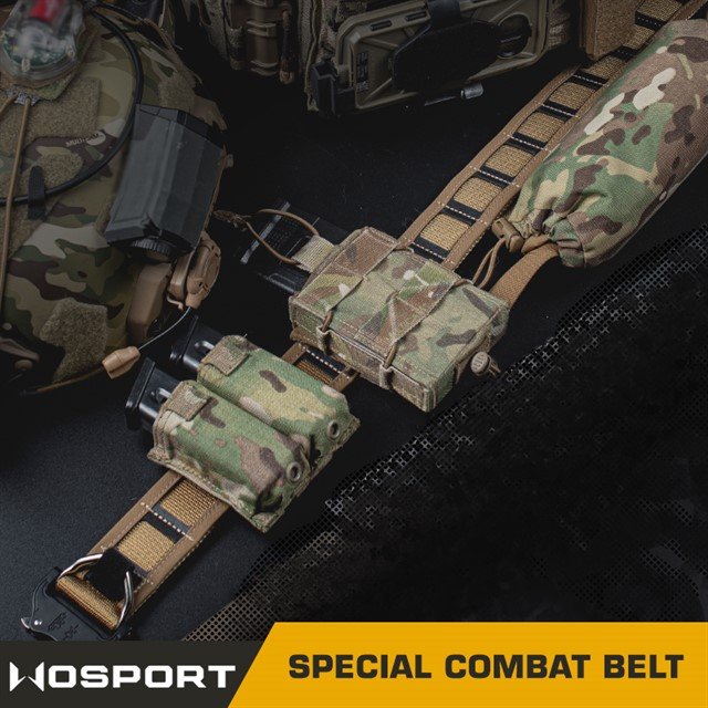 Special Ops shooting belt w/ Molle - Coyote