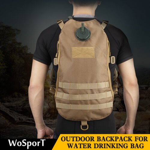 Backpack for water drinking bag 2-3L - Black