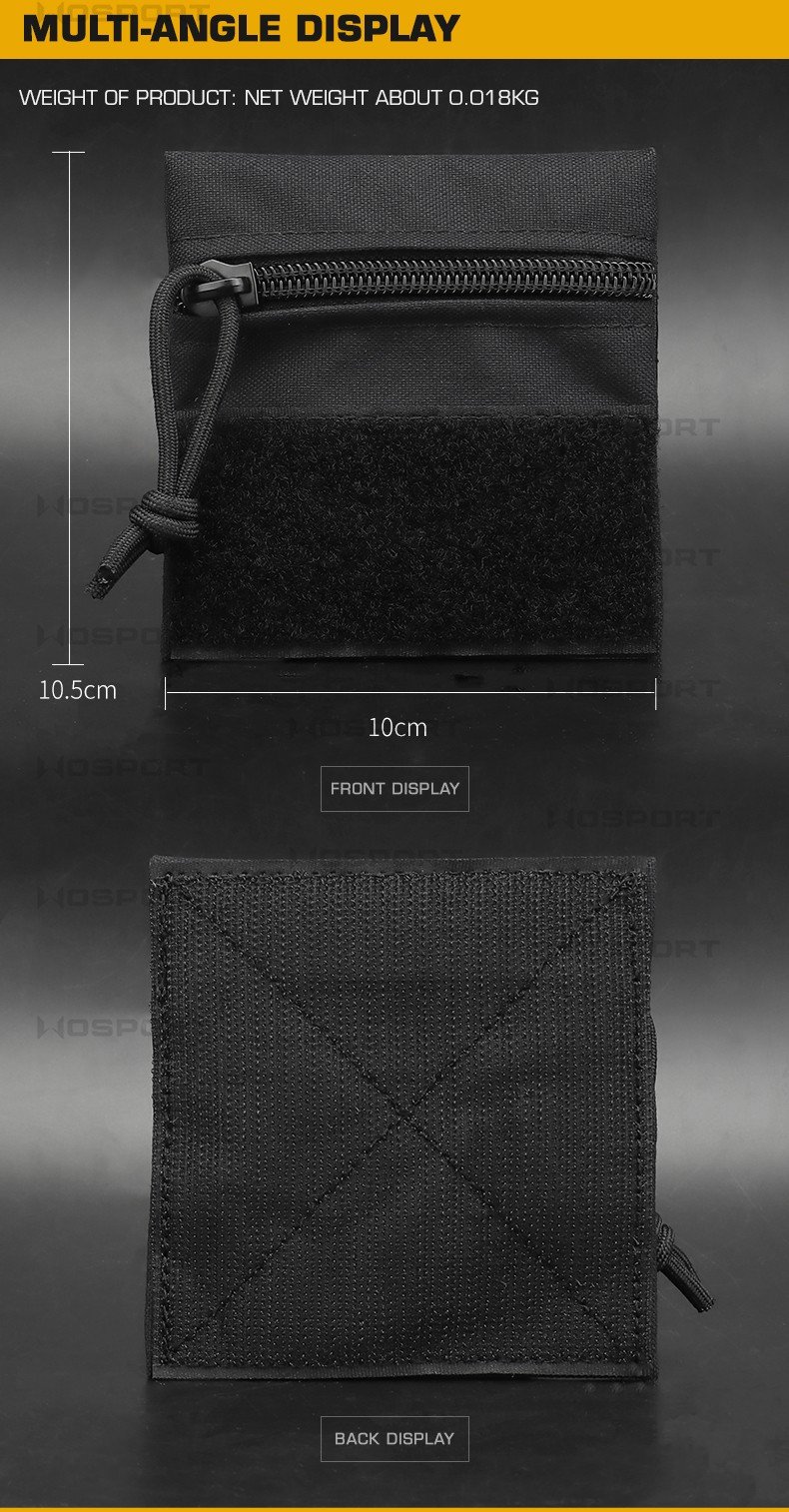 47093 Tactical Patch/Candy Bag (size S) - MC Black