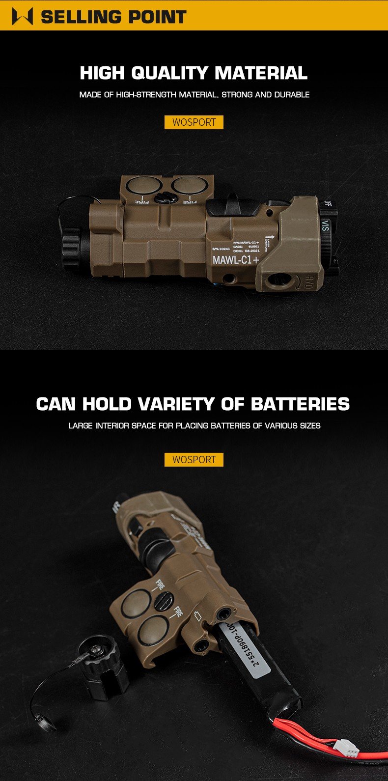 MAWL-C1 Battery Box - Black