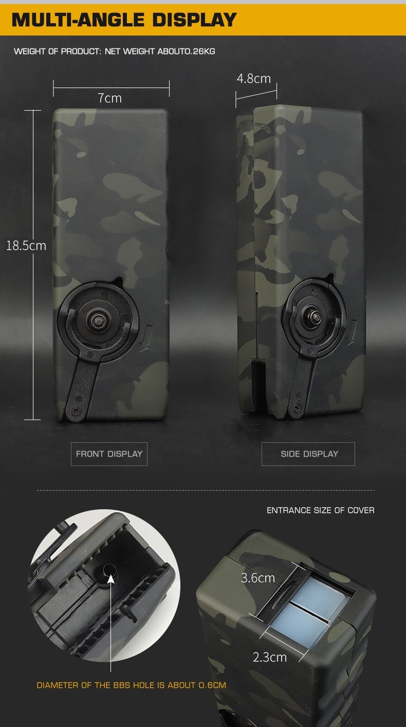 WST Lever Silence Speedloader, 1000 BBs - MC