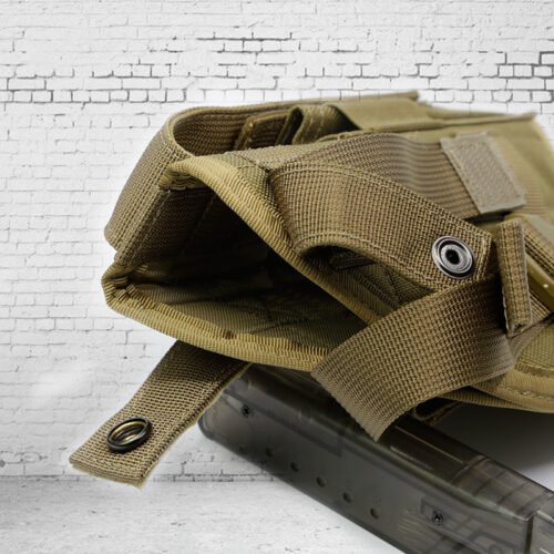 47244 WST Universal holster with magazine pouch - Olive Green