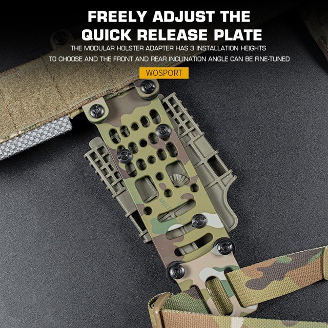 47315 WST Modular Aluminium Holster Platform - Tan