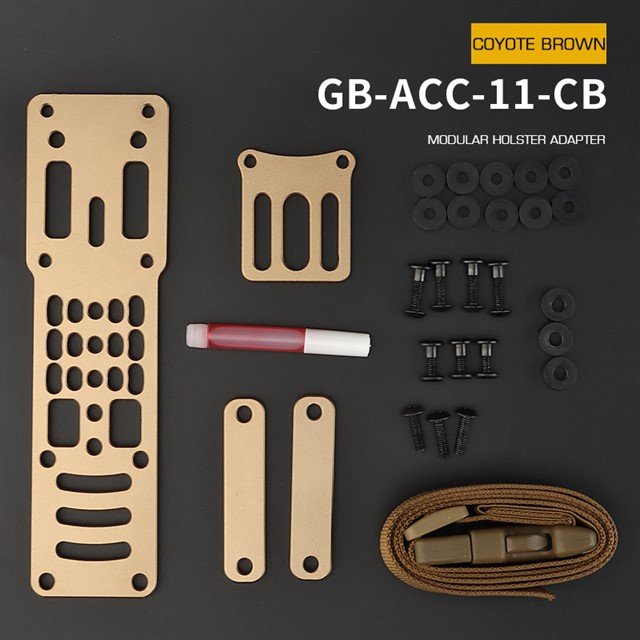 WST Modular Aluminium Holster Platform - Tan