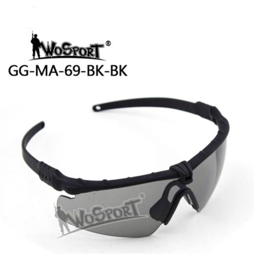 47340 Shooting Safety Goggles MA-69, Black, Dark