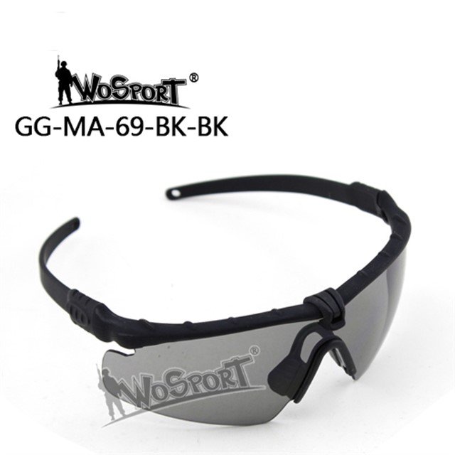47340 Shooting Safety Goggles MA-69, Black, Dark