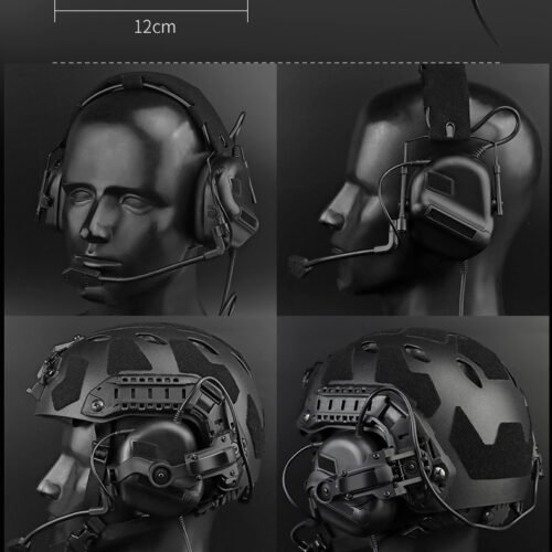 WoSport Active Headset Gen5  plus  FAST Helmet Mount - Black