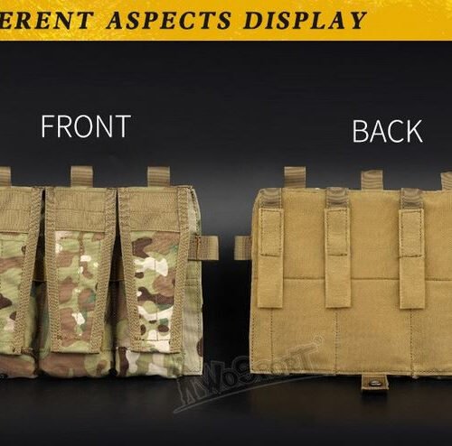 JPC vest 2.0 front accessory package 5.56 triple package - Grey