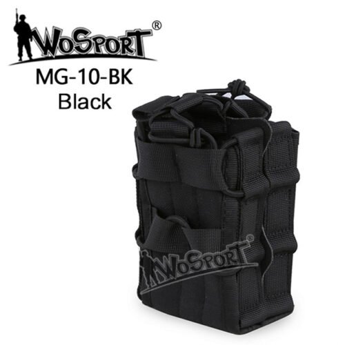 47480 MOLLE Open Double M4 magazine storage bag/Pouch - Black