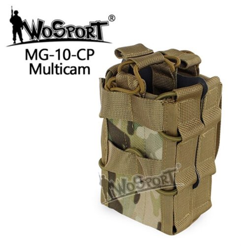 47484 MOLLE Open Double M4 magazine storage bag/Pouch - MC