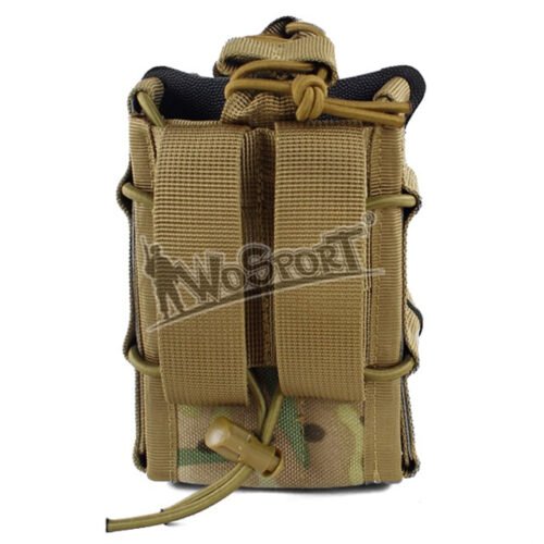 47485 MOLLE Open Double M4 magazine storage bag/Pouch - MC