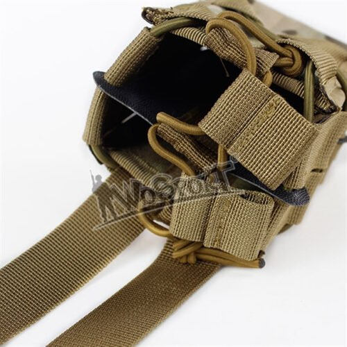 47493 MOLLE Open Double M4 magazine storage bag/Pouch - TAN