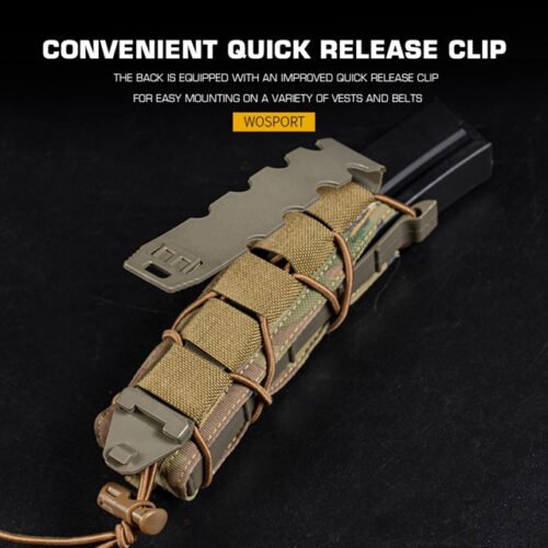 Tiger Type Long Magazine Pouch for MP5 - Grey