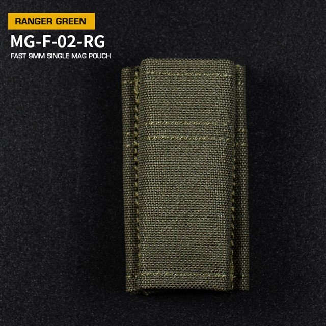 47687 FAST Type 9mm Magazine Pouch - Ranger Green