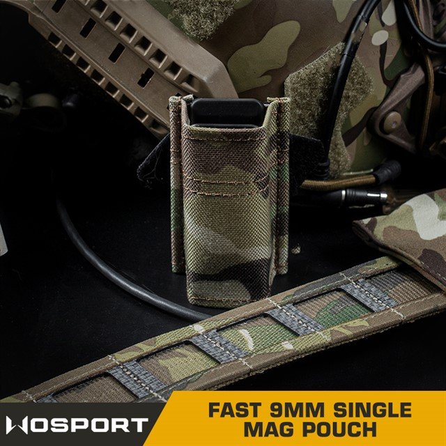 FAST Type 9mm Magazine Pouch - Grey