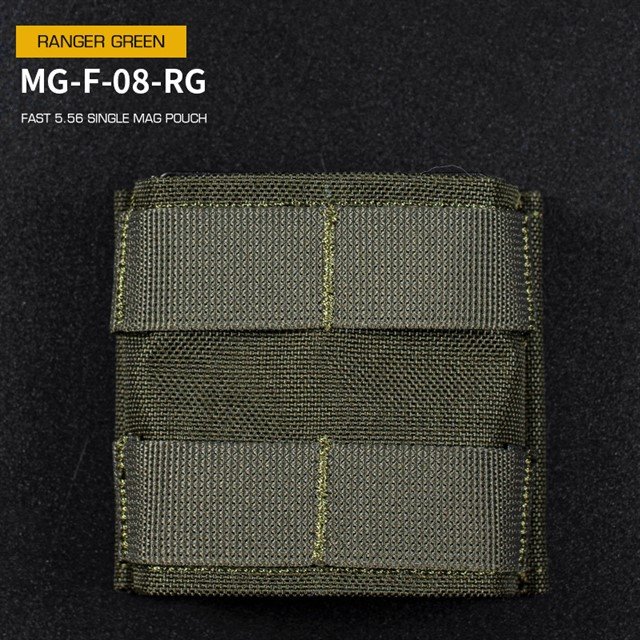 FAST Type Single 5.56 Magazine Pouch (Short) - Ranger Green
