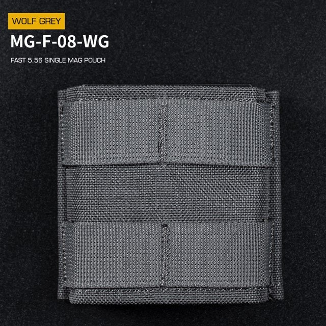FAST Type Single 5.56 Magazine Pouch (Short) - Grey
