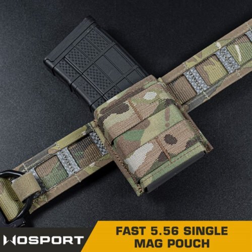 FAST Type Single 5.56 Magazine Pouch (Short) - MC Black