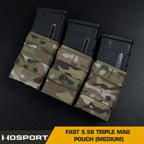 FAST Type Triple 5.56 Magazine Pouch  (Medium) - MC Black