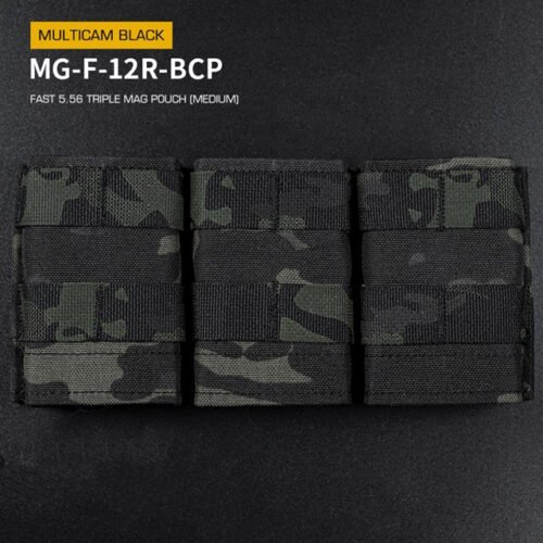 FAST Type Triple 5.56 Magazine Pouch  (Medium) - MC Black