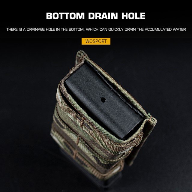 FAST Type Single 5.56 Magazine Pouch  (Long) - Coyote