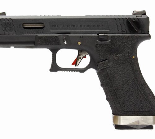 WE GBB Gas Pistol R18C Gen4 T5 Custom - Black