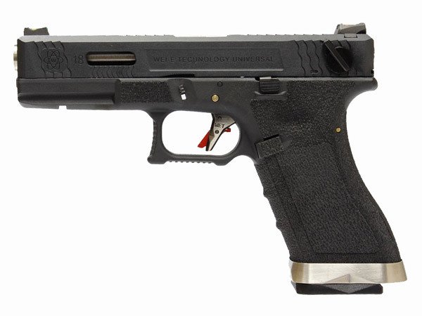 WE GBB Gas Pistol R18C Gen4 T5 Custom - Black