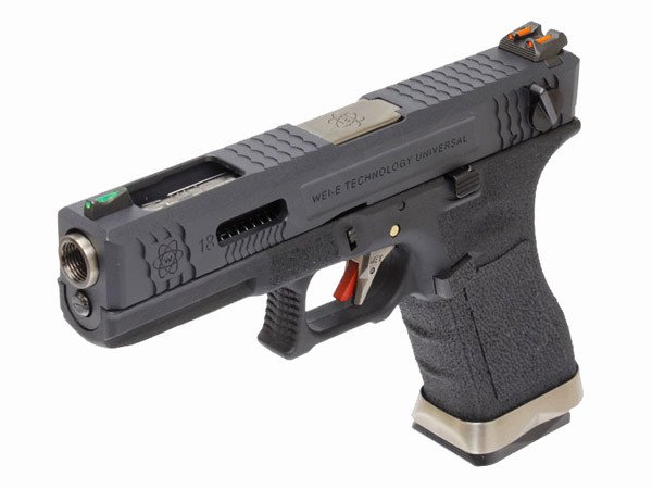 WE GBB Gas Pistol R18C Gen4 T5 Custom - Black
