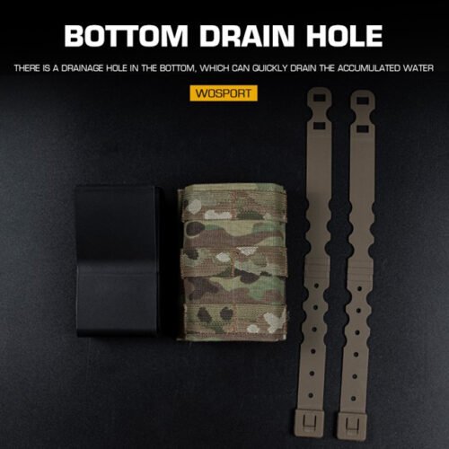 FAST Type Single 7.62 Magazine Pouch for AK - MC Black