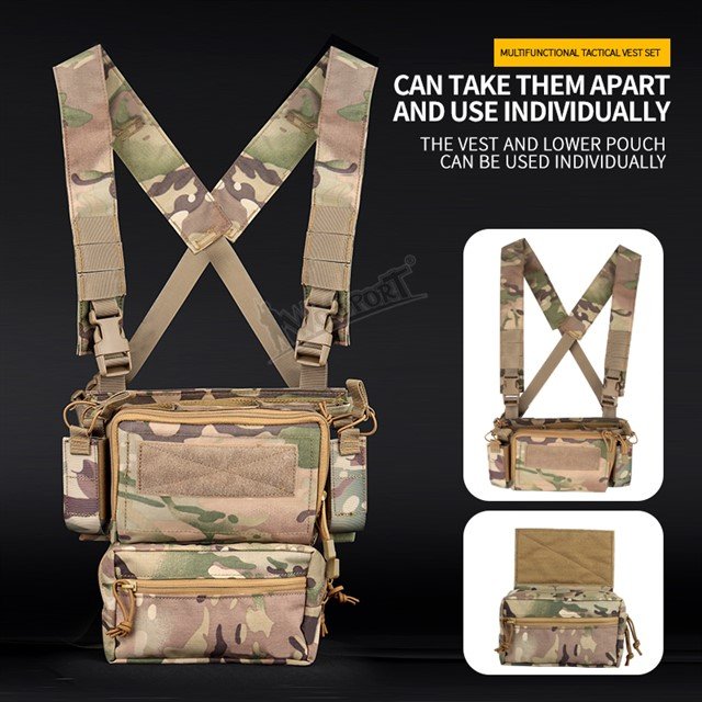48023 WST Tactical Chest Rig D3-TMVS - Black