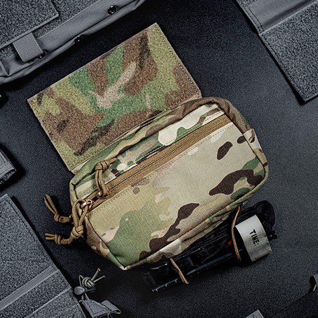 MK4 Chest Rig Drop Dump Pouch - Coyote
