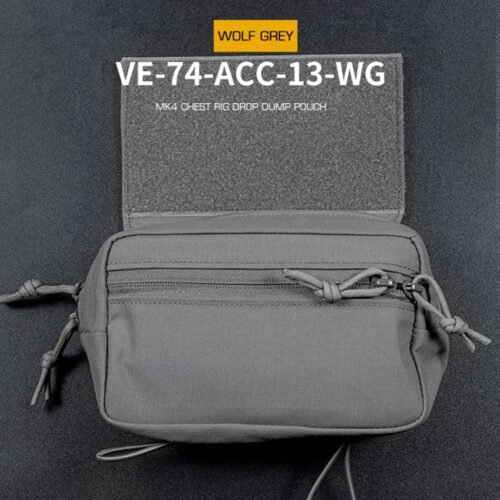 48096 MK4 Chest Rig Drop Dump Pouch - Grey