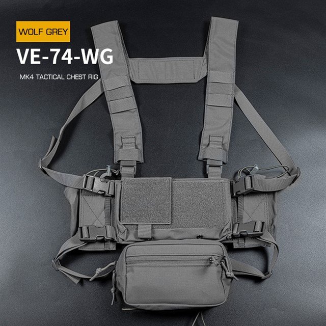 WST Tactical Micro Chest Rig MK4 - Grey