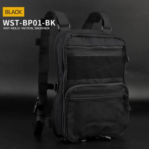 Tactical backpack WST Flat Pack - Black
