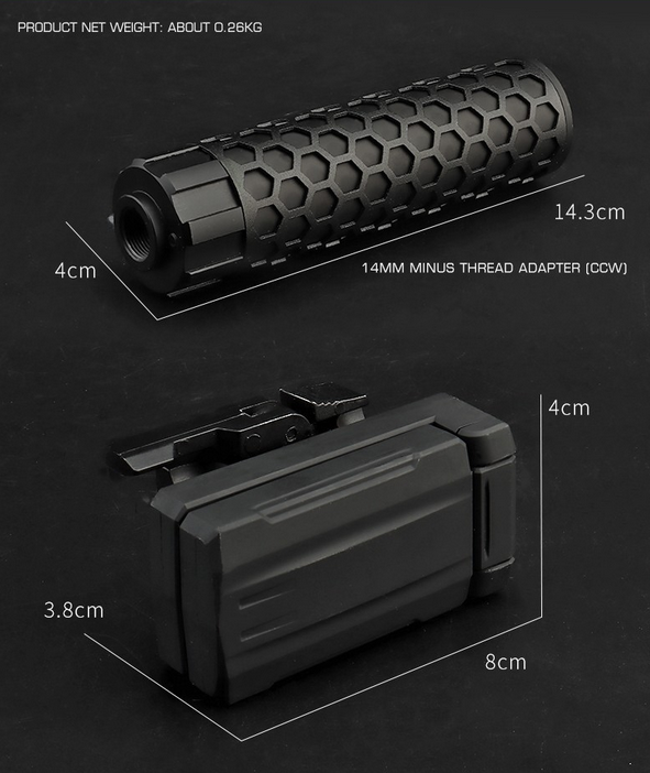 Lighter X3600 tracer unit  plus  chrono - Black