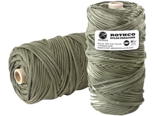Nylon Paracord cord on reel 100 cm x 4 mm, OD