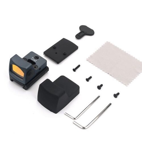LED RMR Red Dot Adjustable - Grey