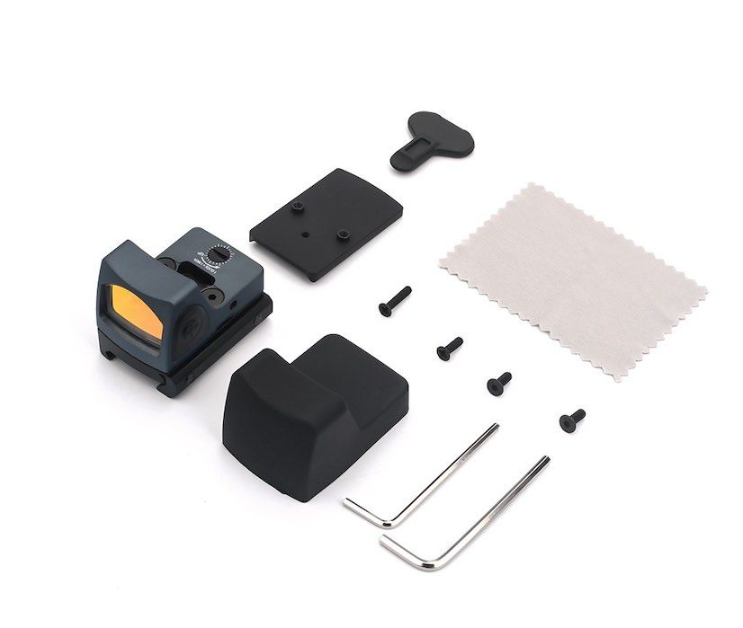 LED RMR Red Dot Adjustable - Grey