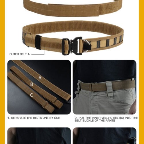 Special Ops shooting belt w/ Molle - Coyote